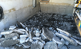 service de démolition de béton
