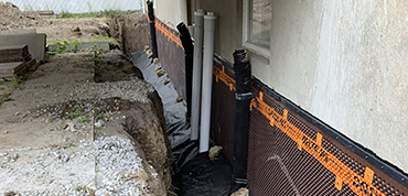 drains français - INSTALLATION D'UN DRAIN FRANÇAIS, TRAVAUX D'EXCAVATION RÉALISÉ À STE-JULIE